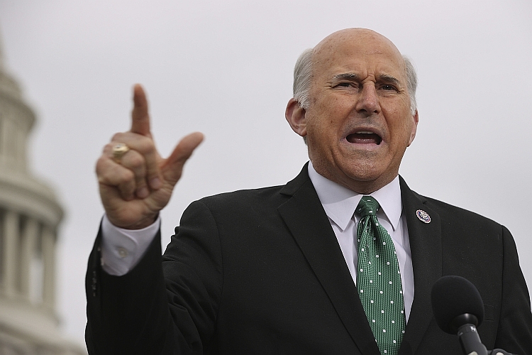 Representative Louie Gohmert outside the Capitol on March 17, 2021.