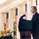 Speaking at a memorial service at Arlington National Cemetery honoring Americans who died in the Persian Gulf conflict, June 8.