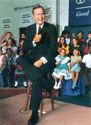 President Bush at Mount Paran Christian School in Marietta, GA, May 27, 1992
