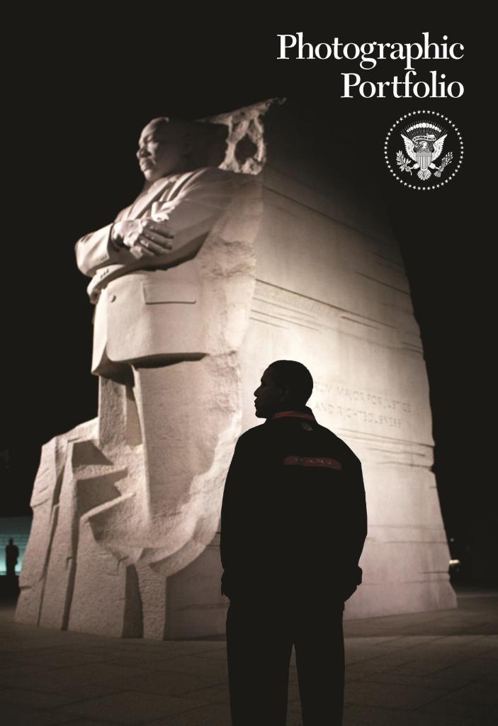 President Obama visiting the Martin Luther King, Jr. Memorial on the National Mall, October 14