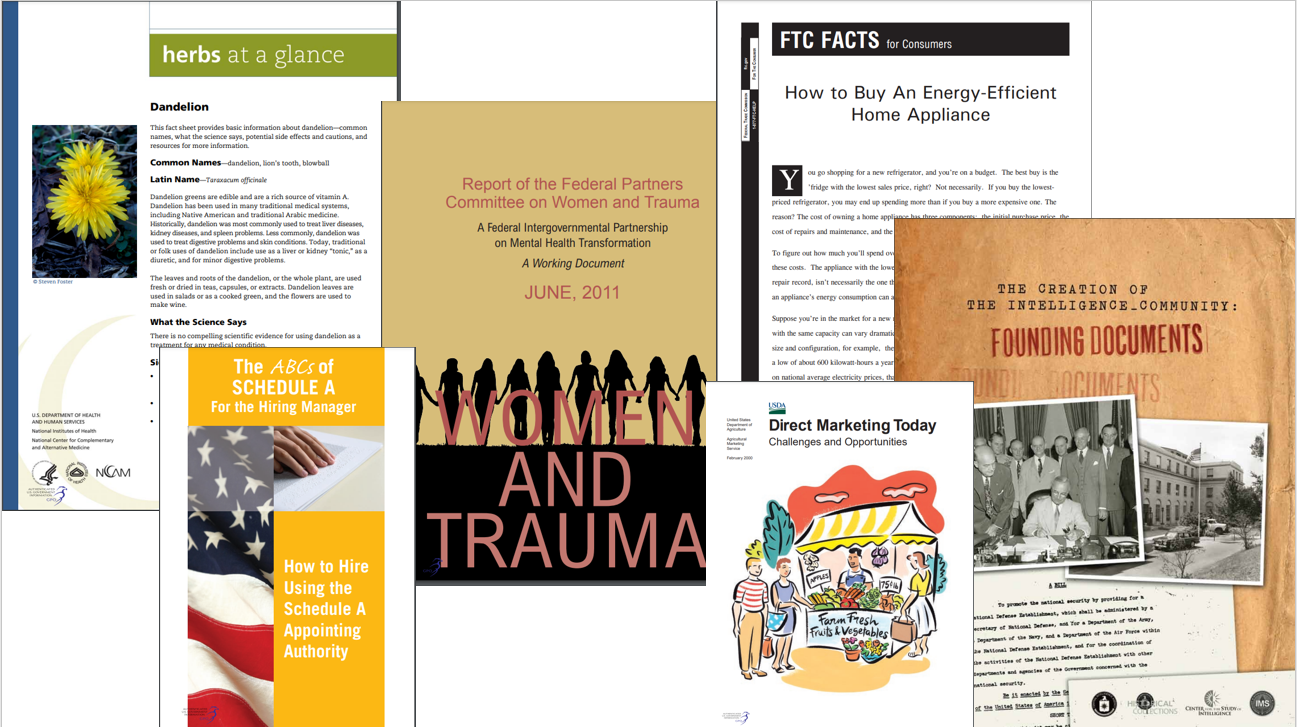 Cover images of monographs.