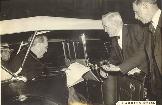 President Roosevelt signing P.L. 480