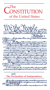 3- Pocket U.S. Constitution and Declaration of Independence