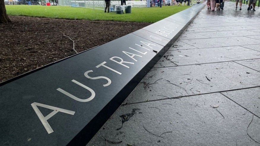 United Nations Curb – Alphabetical listing of the countries that contributed troops to the United Nations’ efforts during the Korean War, Source: National Park Service