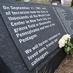 The National 9/11 Pentagon Memorial honoring those who were lost. It was dedicated on Sept. 11, 2008 — seven years to the day after the attacks. Source: Department of Defense