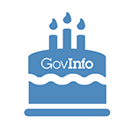 Thumbnail image of GovInfo in birthday cake. Source: GPO