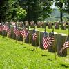 U.S. flags at Antietam National Cemetery graves, Source: NPS