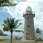 The iconic and historic lighthouse, built by Mark Honeywell in the 1930s, guides boats to the beauty and wonders of the park. Boca Chita is the most visited island in the park. Source: National Park Service