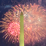 Fireworks at the National Monument in Washington D.C.