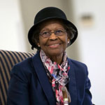 Dr. Gladys West, a mathematician who was inducted into the Air Force Space and Missile Pioneers Hall of Fame for her contributions in the creation of GPS. Source: USAF