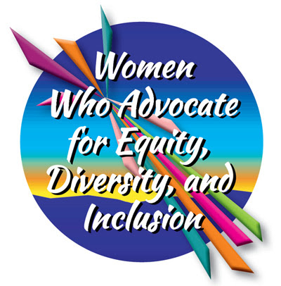 2024 Women's History Month Logo: Women Who Advocate for Equity, Diversity, and Inclusion
