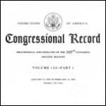 Congressional Record cover