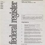 Digitized Federal Register from 1980
