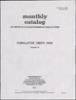Monthly Catalog of United States Government Publications, Cumulative Index 1994, Volume IV (Subject Index Lubricating Oils-End)